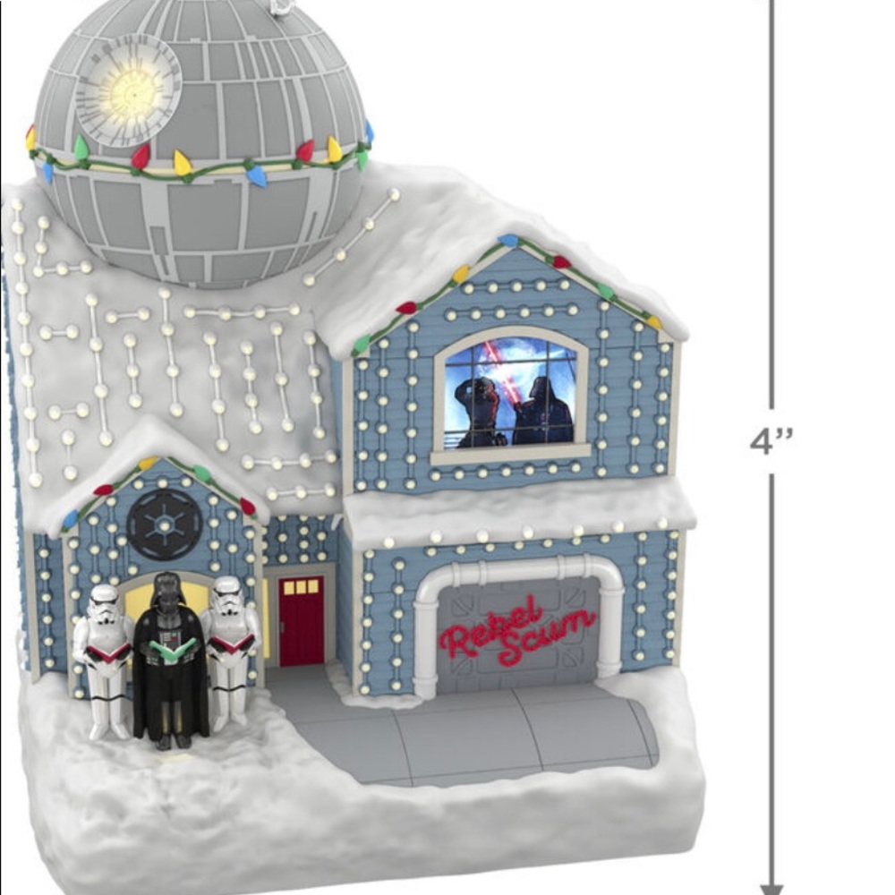 Star Wars™ The Merriest House in the Galaxy Musical Ornament With Light